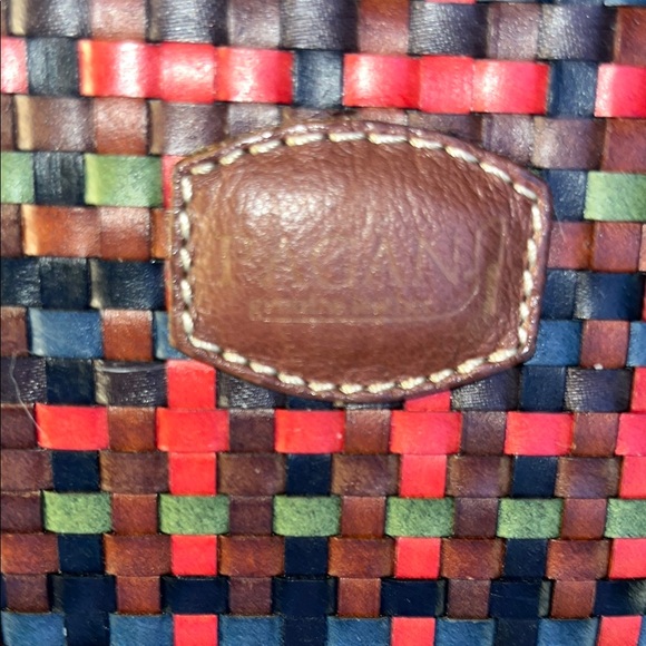 Vera Pelle Pagani Multicolor Woven Satchel Made in Italy‎ - Picture 15 of 16